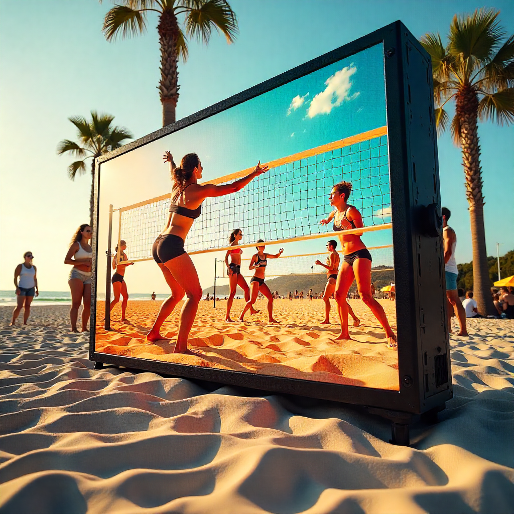 A person standing on a mountain peak